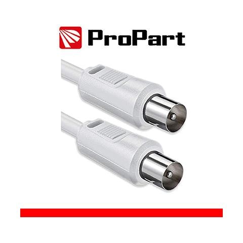 Cavo Antenna Tv Iec 1m Sp-sp Bianco - Foto 1